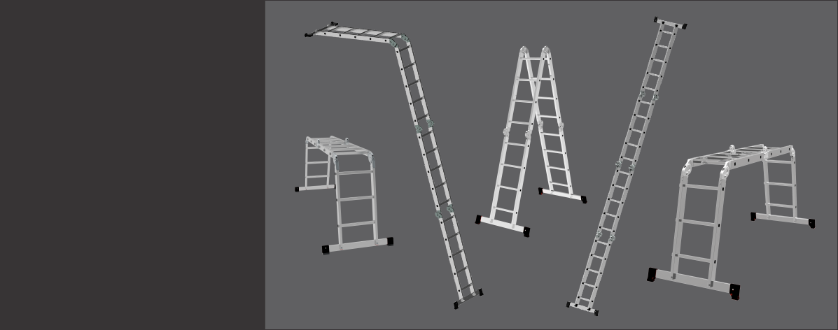Escalera Articulada Aluminio