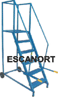 Escalera rodante en acero
