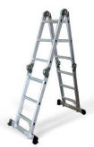 Escalera multifunción aluminio 12