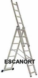 Escalera combinada 3 tramos aluminio