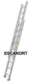 Escalera extensible aluminio