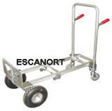 Carro convertible 2 posiciones fabricado en aluminio