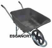 Carretilla plástica para albañil o jardinería