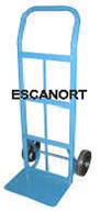 carro para cajas reforzado, 2 ruedas