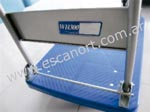 Zorra carreta plástica plegable 4 ruedas