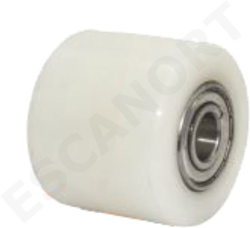 Rueda de nylon para zorra hidráulica