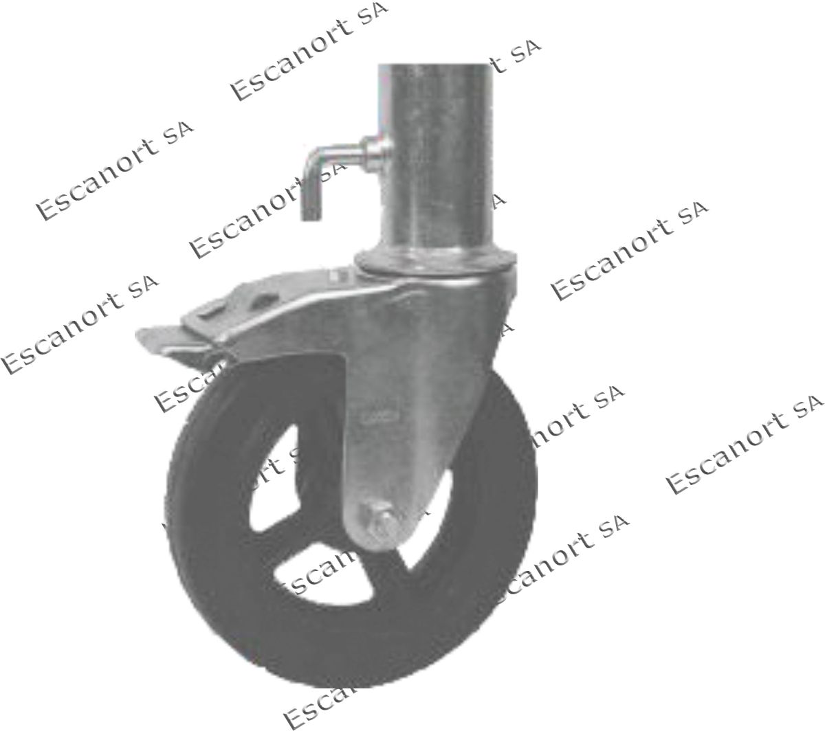 Rueda giratoria para andamios