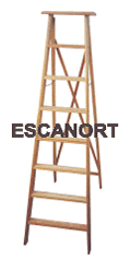 Escalera familiar madera