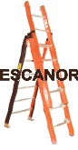 Escalera combinada 3 tramos dielectrica
